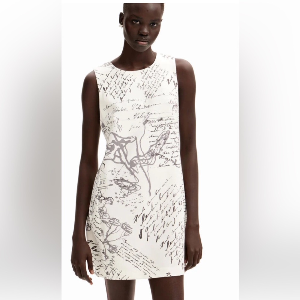 Desigual Letter Print Dress